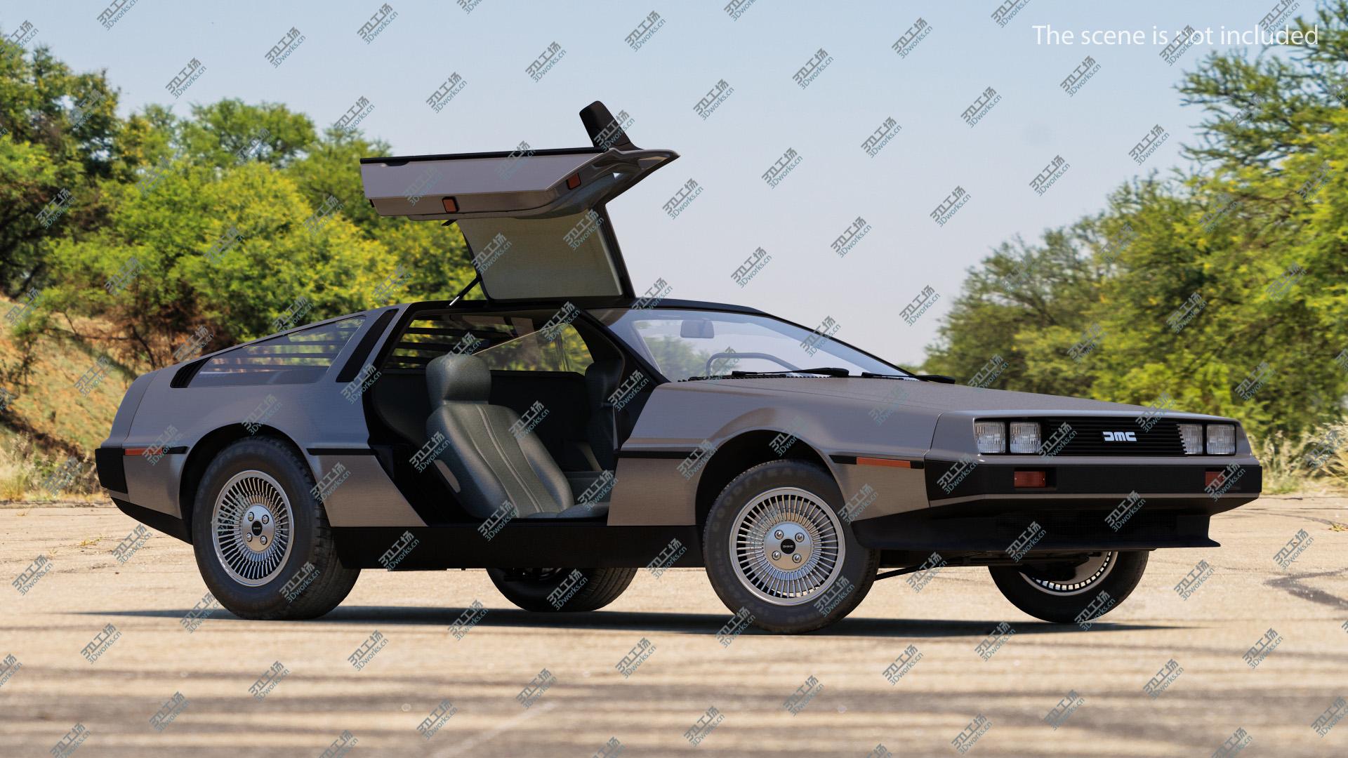 images/goods_img/202104093/3D DeLorean DMC-12 Rigged model/1.jpg